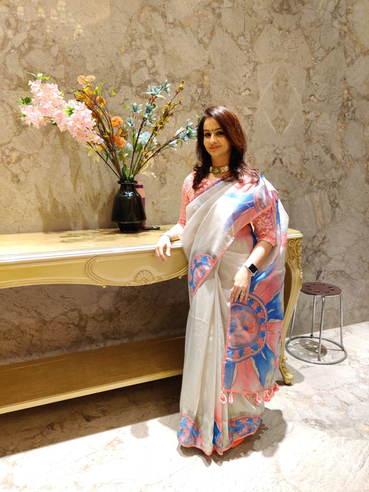 GHP² Celestial Sun Saree