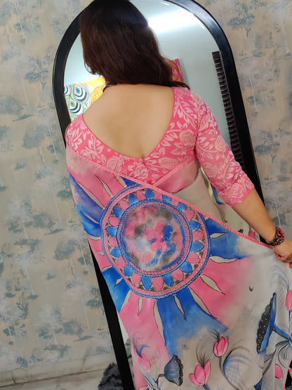 GHP² Celestial Sun Saree