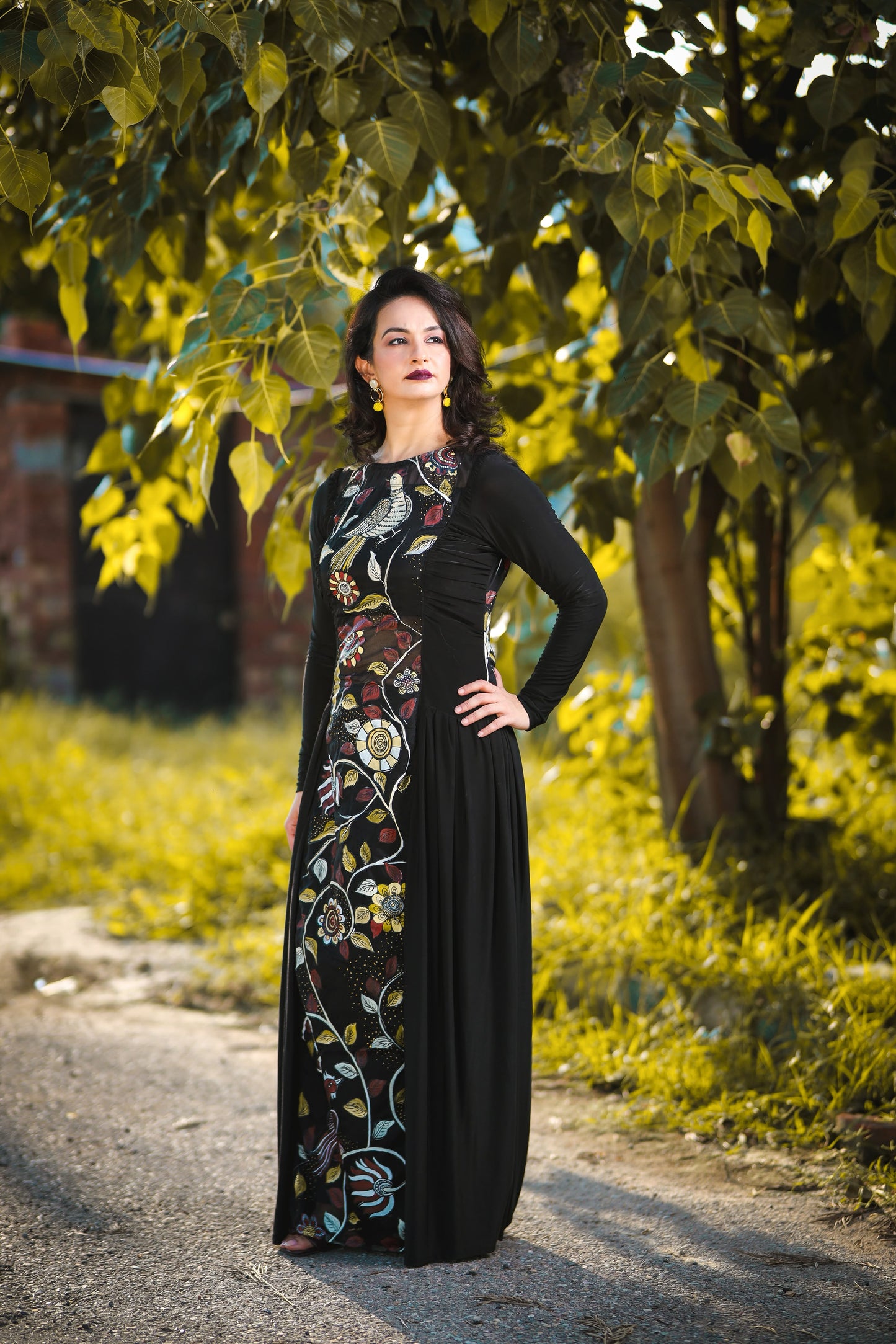 GHP² Midnight Botanica Dress