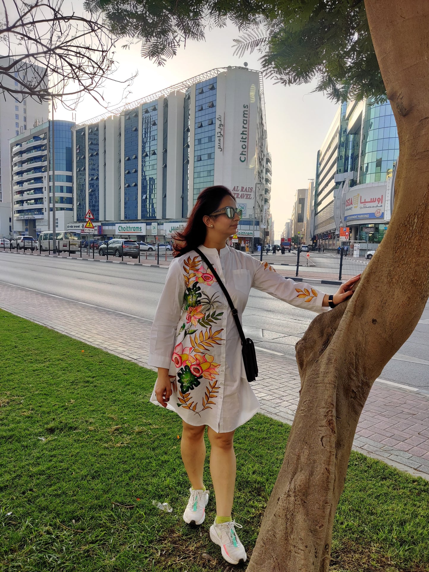 GHP² Tropical Bloom Shirt Dress