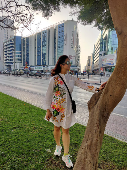 GHP² Tropical Bloom Shirt Dress