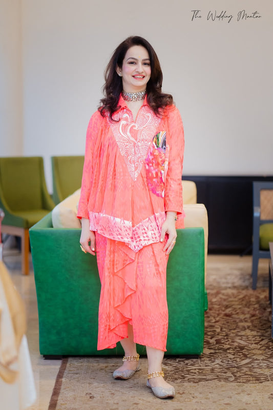 GHP² Crimson Raga Drape Set