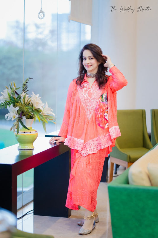 GHP² Crimson Raga Drape Set