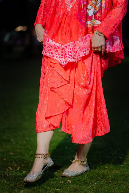 GHP² Crimson Raga Drape Set