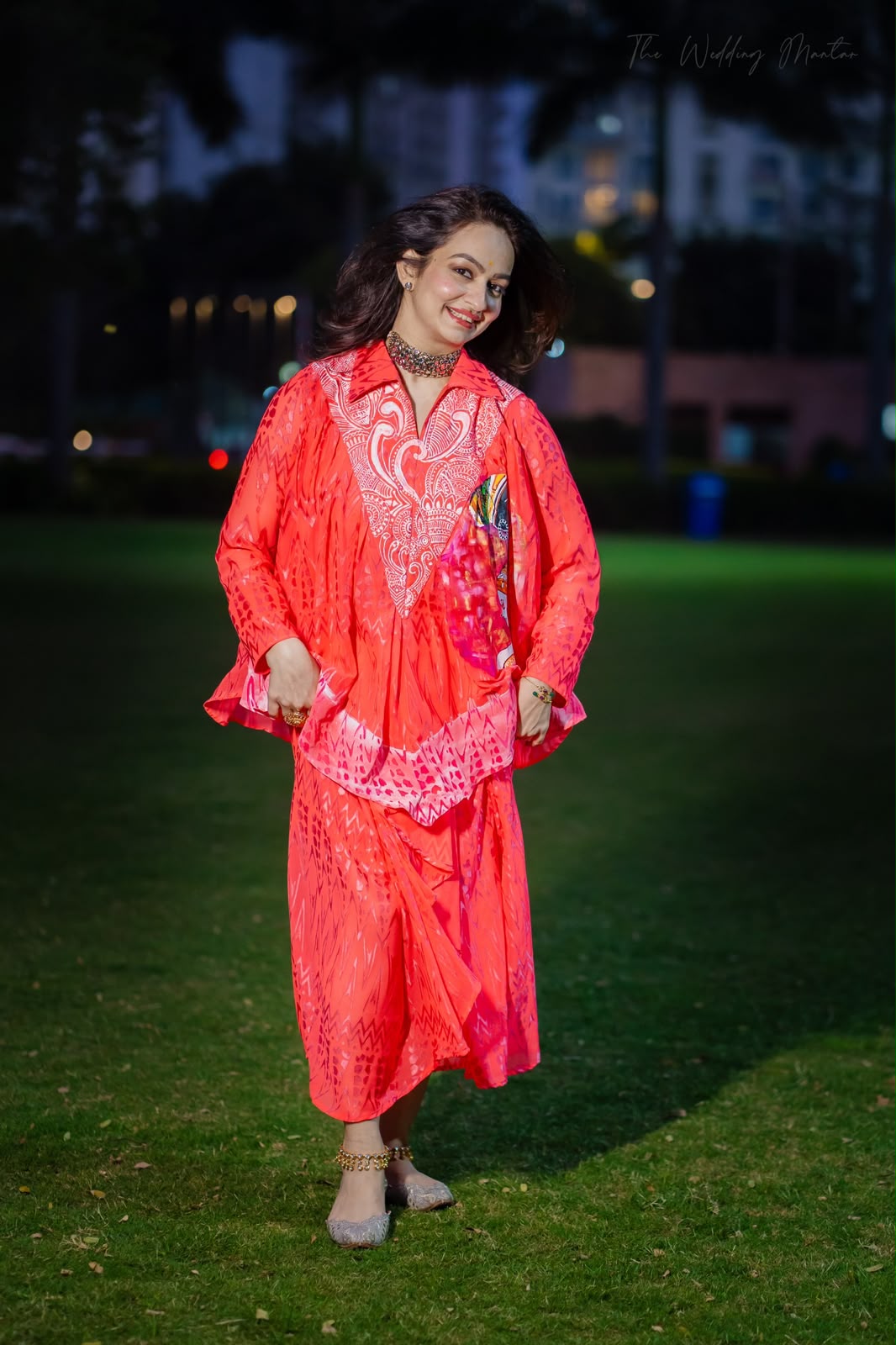 GHP² Crimson Raga Drape Set
