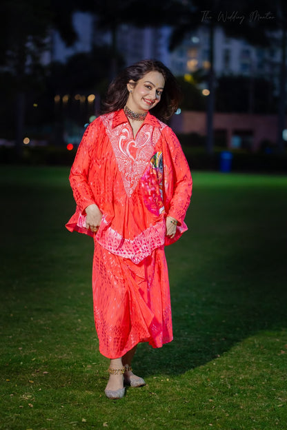 GHP² Crimson Raga Drape Set