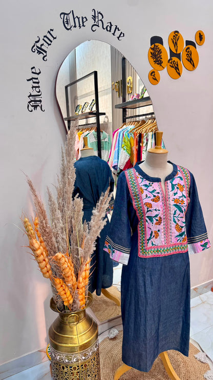 GHP² Indigo Artisan Kurta