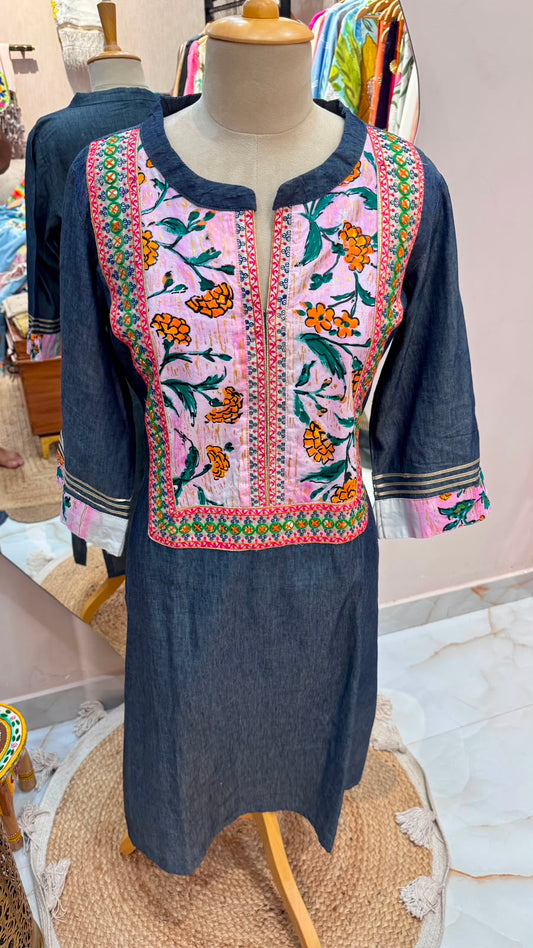GHP² Indigo Artisan Kurta
