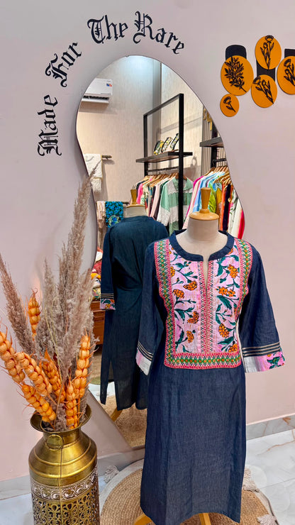 GHP² Indigo Artisan Kurta