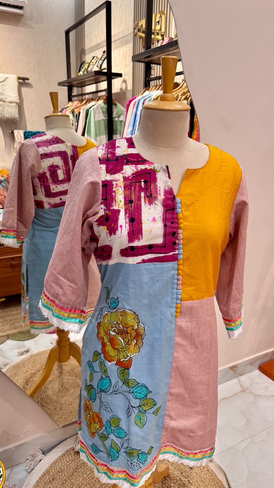 GHP² Pastel Mosaic Kurta