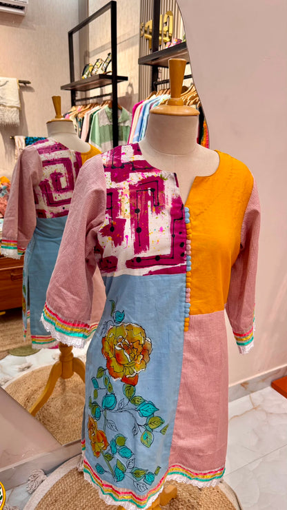GHP² Pastel Mosaic Kurta