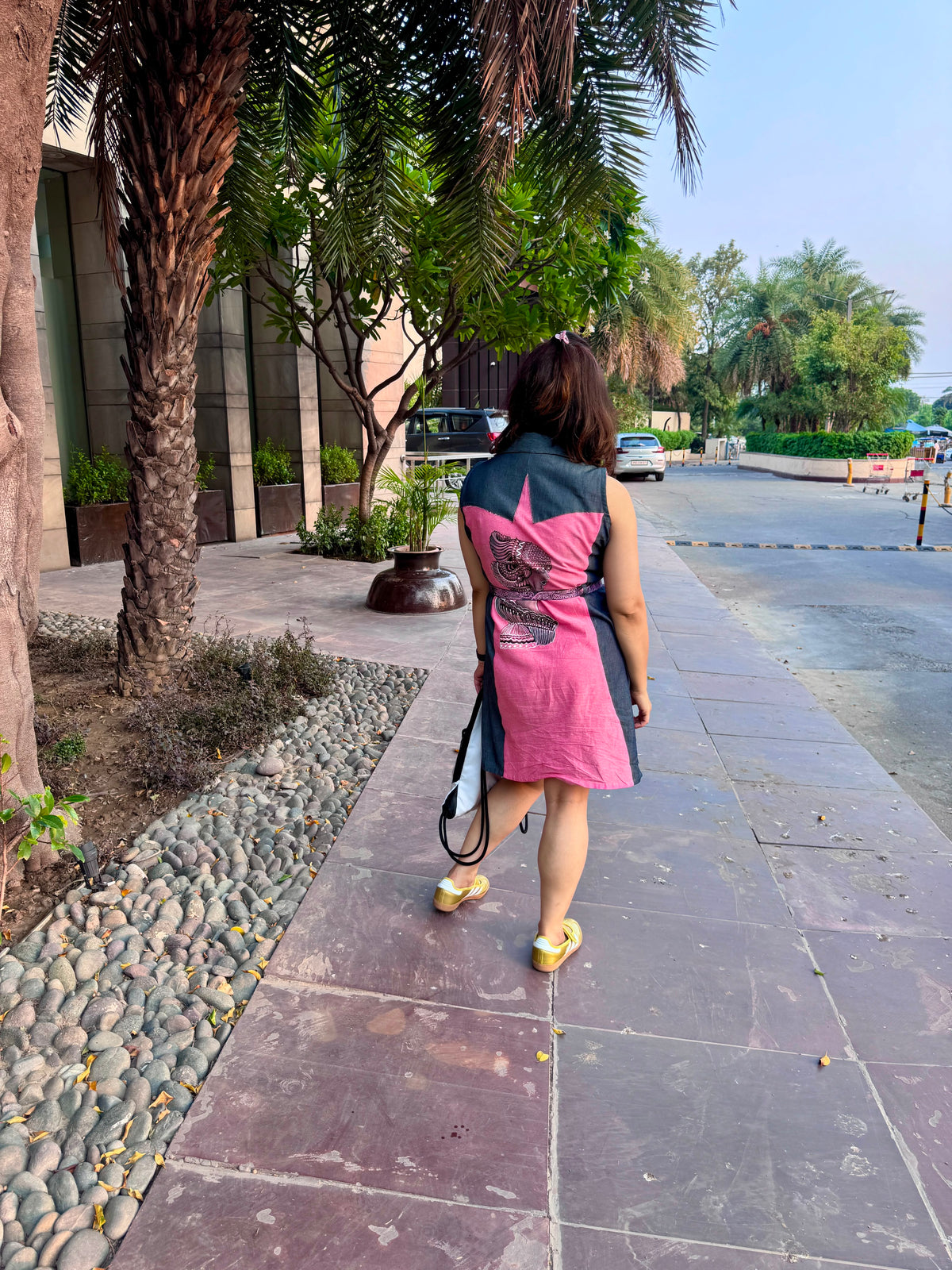 GHP² Denim Wrap Dress