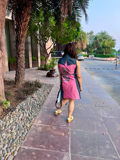 GHP² Denim Wrap Dress