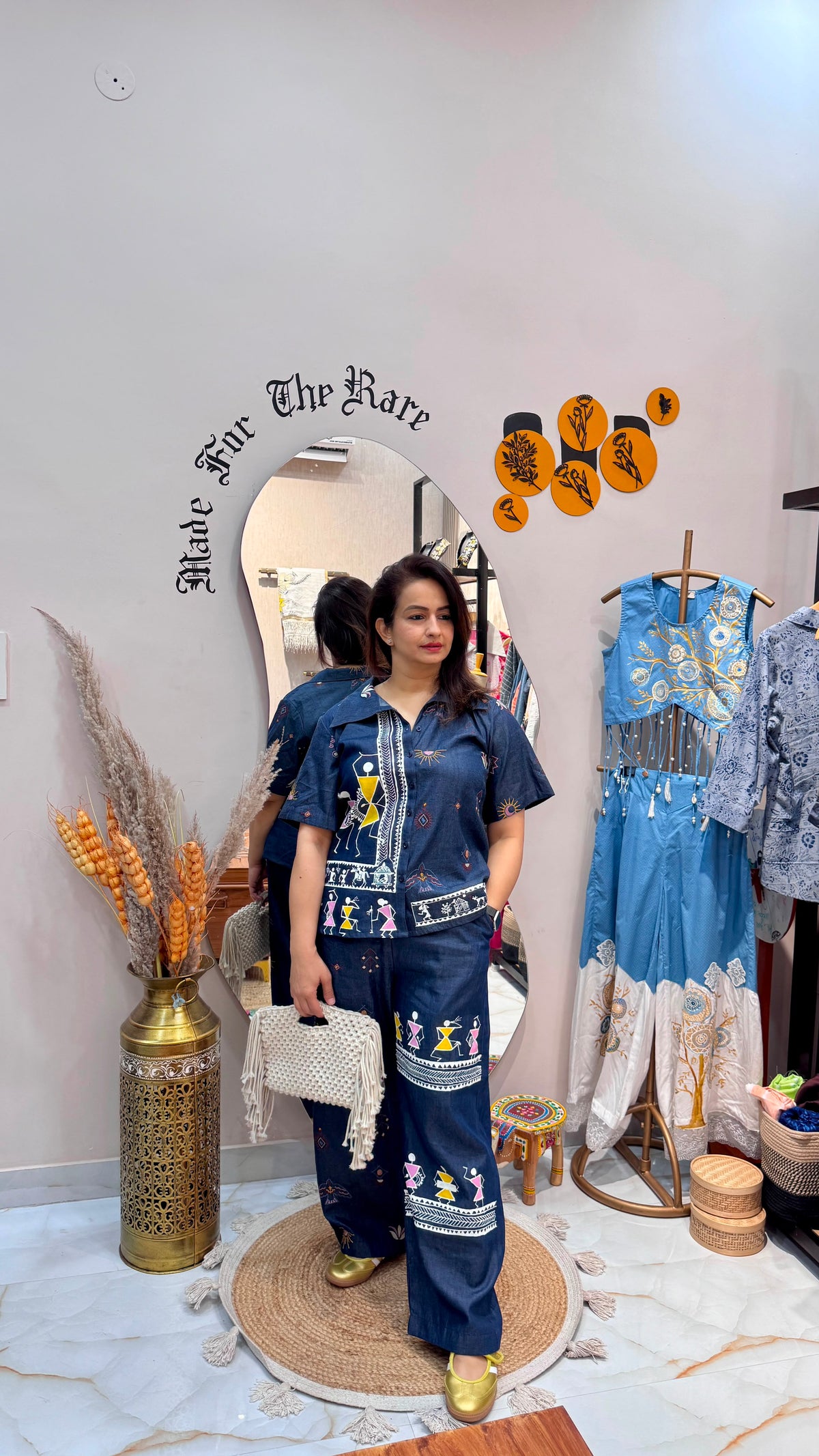 GHP² Warli Denim Coord