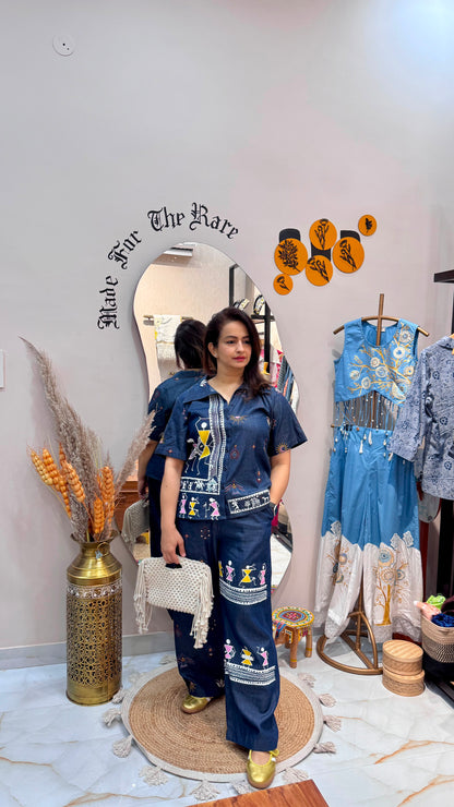 GHP² Warli Denim Coord